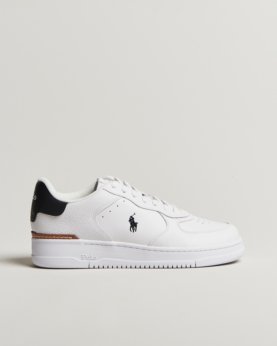 Polo Ralph Lauren Masters Court Sneakers White/Black – Bianco