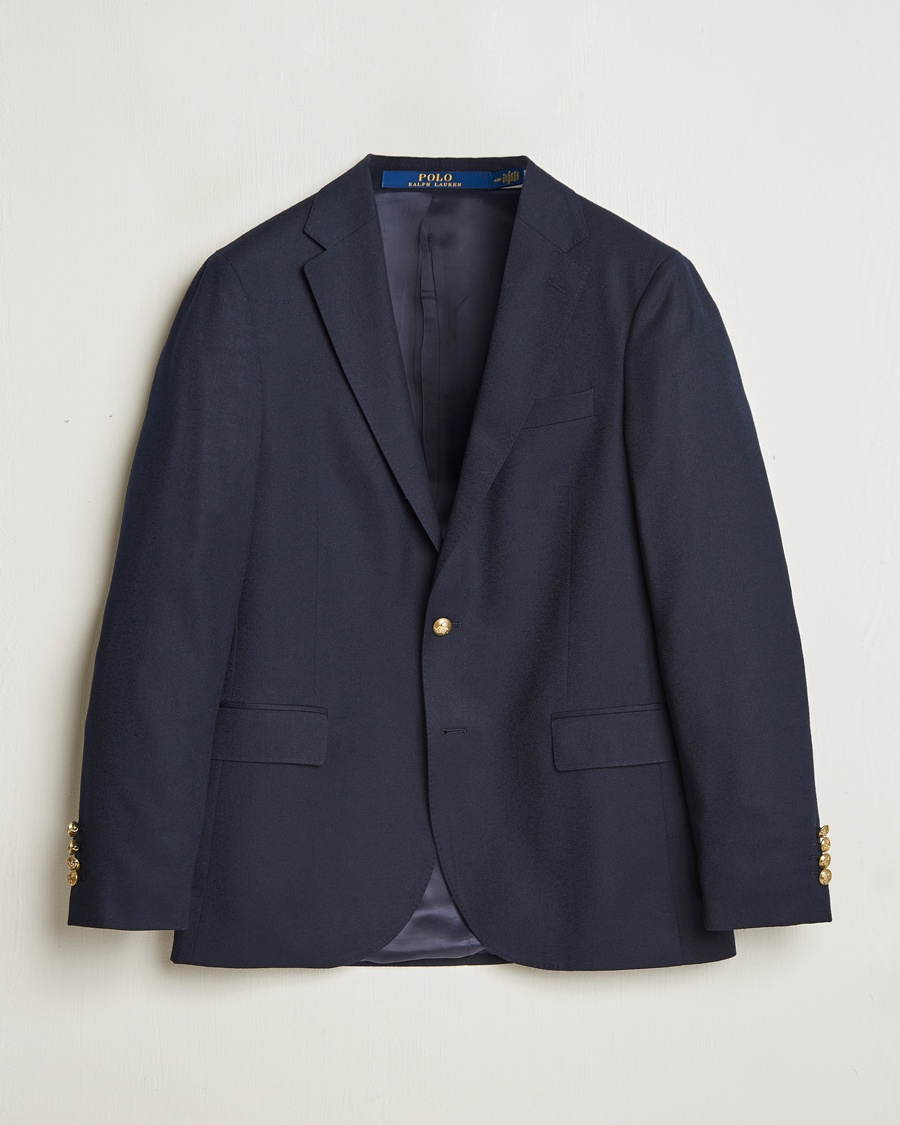 Polo Ralph Lauren Wool Single Breasted Sportcoat Navy – Blu