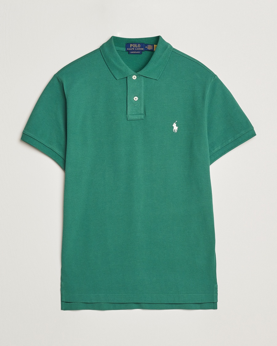 Polo Ralph Lauren Custom Slim Fit Polo Antique Green – Verde