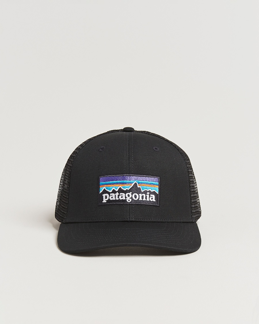 Patagonia PatagoniaP-6 Logo Trucker HatBlack – Nero