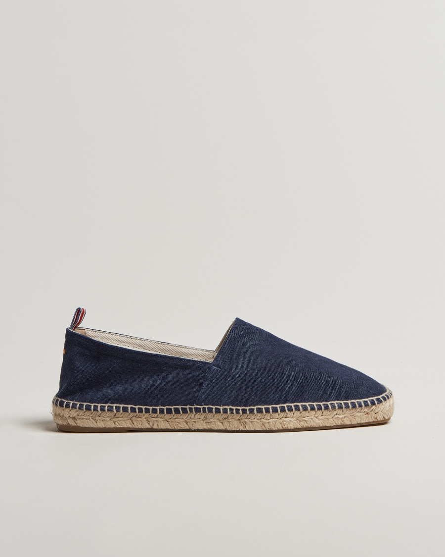 Castañer Pablo Washed Canvas Espadrilles Azul Marino – Blu