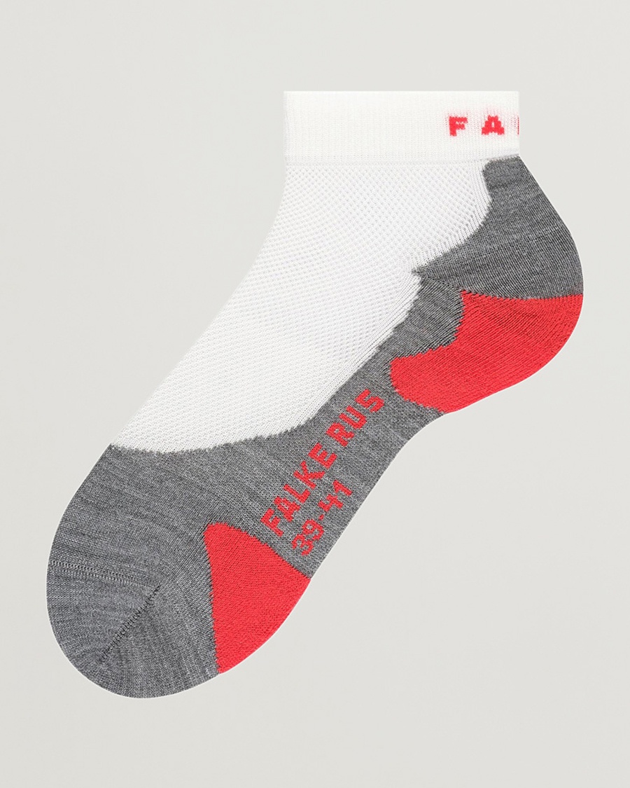 Falke Sport RU5 Race Short Socks White Mix – Bianco