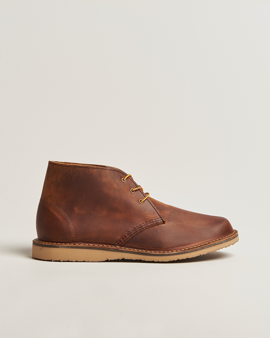 Red Wing Shoes Weekender Chukka Copper Rough/Though Leather – Marrone
