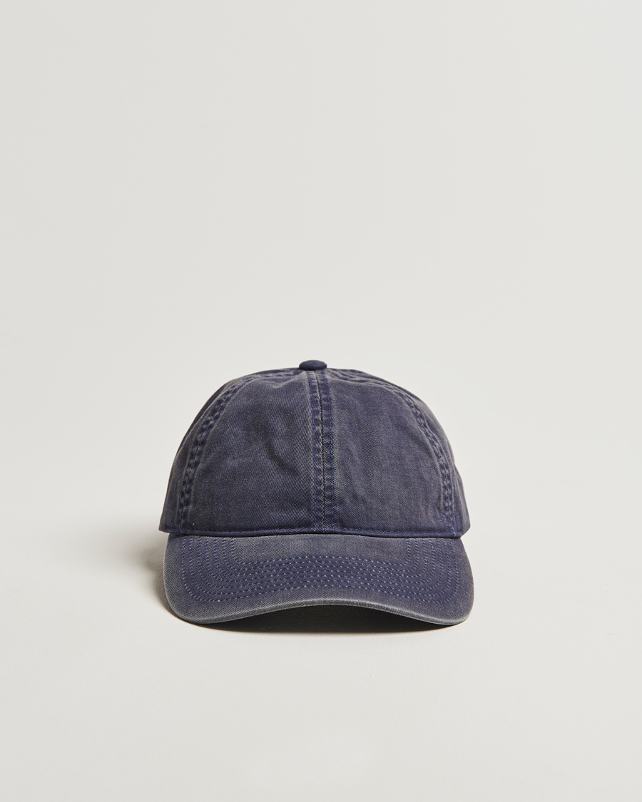Varsity Headwear Washed Cotton Baseball Cap Navy – Blu