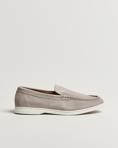 Charles Tyrwhitt Suede Slip On Loafers Light Grey – Grigio
