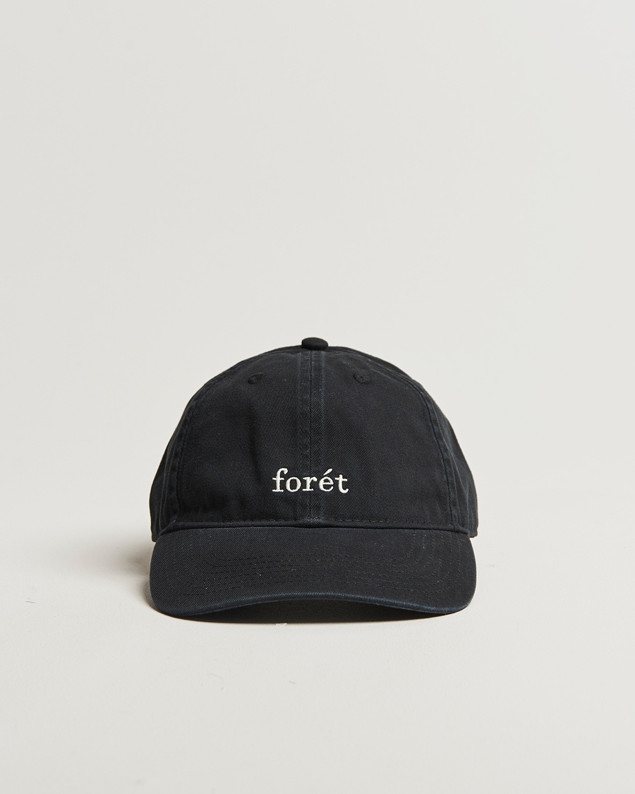 Forét Hawk Washed Cap Black – Nero