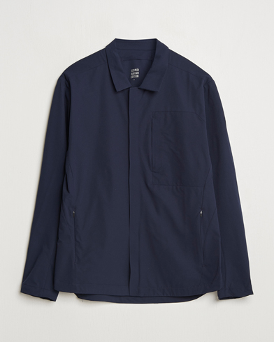 Scandinavian Edition Merge II Stretch Shirt Jacket Navy Blue – Blu
