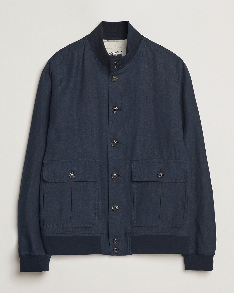 Valstar Valstarino Linen Jacket Navy – Blu