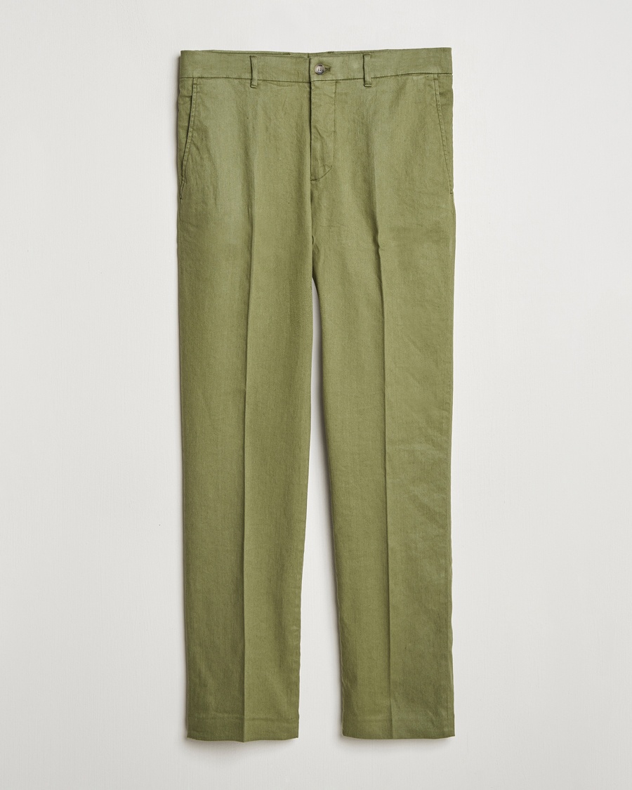 J.Lindeberg Lois Linen Stretch Pants Olivinie – Verde
