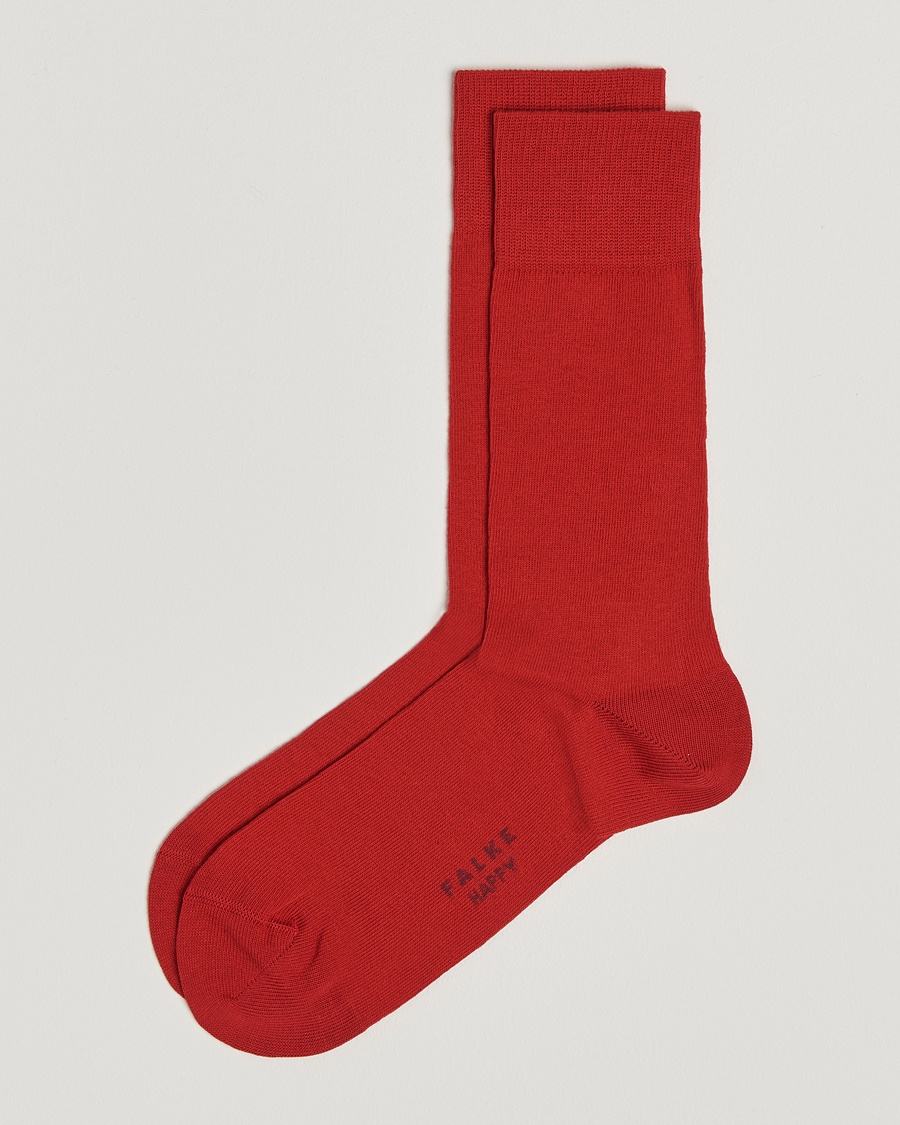 Falke Happy 2-Pack Cotton Socks Scarlet – Rosso