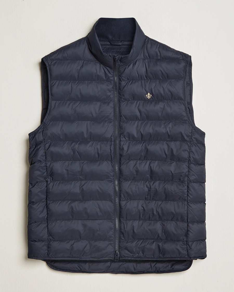 Morris Norfolk Liner Vest Navy – Blu
