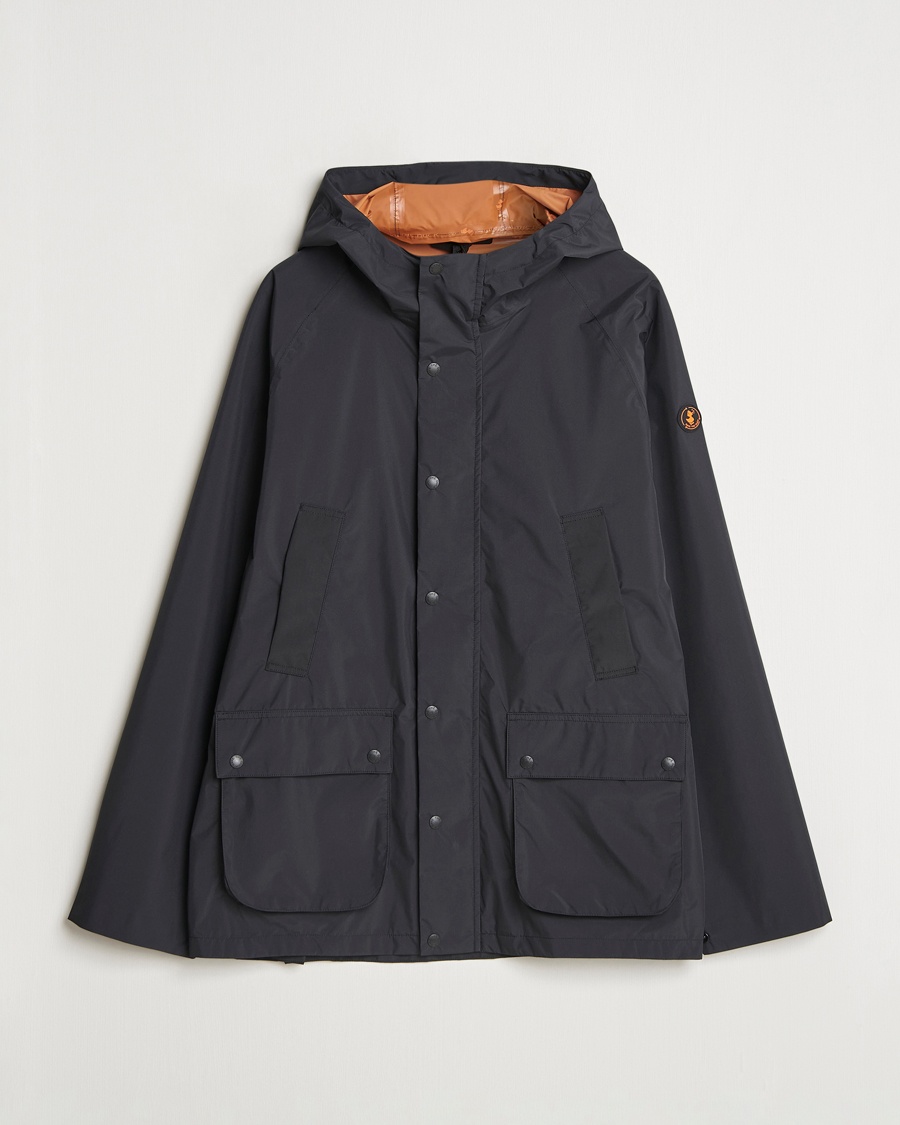 Save The Duck Ghibli Wind/Water Resistant Hooded Jacket Black – Nero