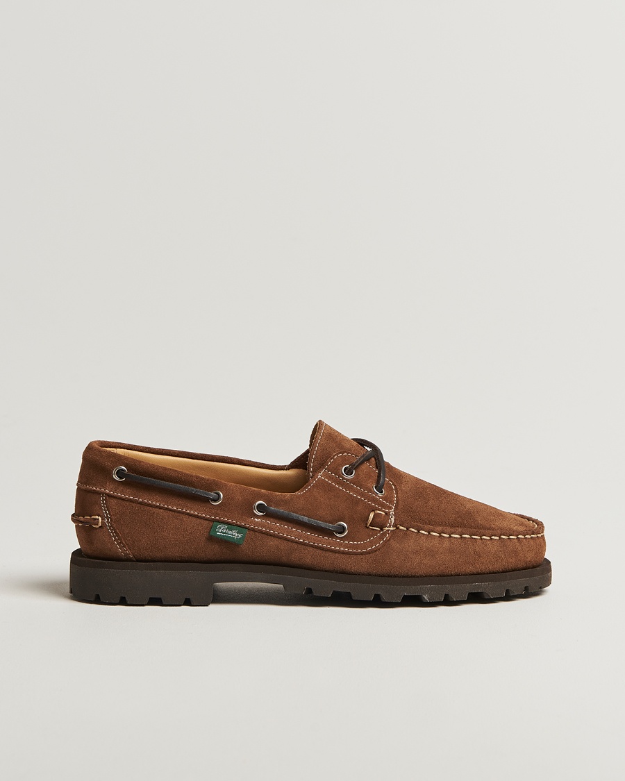 Paraboot Malo Moccasin Cognac Suede – Marrone