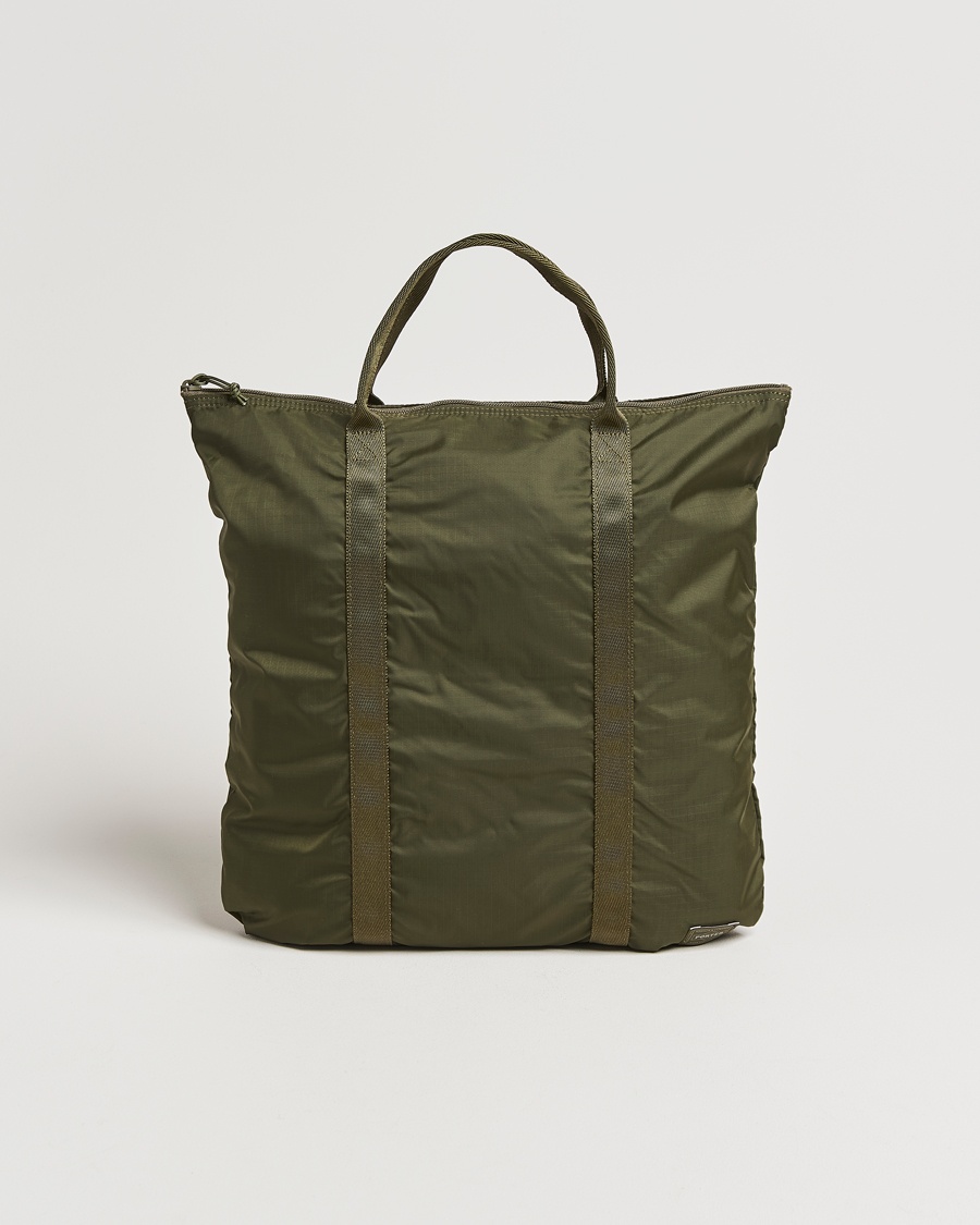 Porter-Yoshida & Co. Flex 2Way Tote Bag Olive Drab – Verde