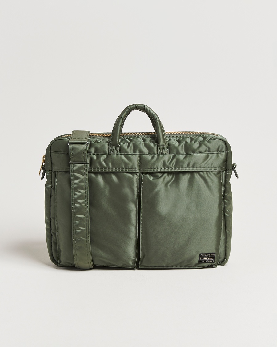 Porter-Yoshida & Co. Porter-Yoshida & Co.Tanker 2Way Document BagSage Green – Verde