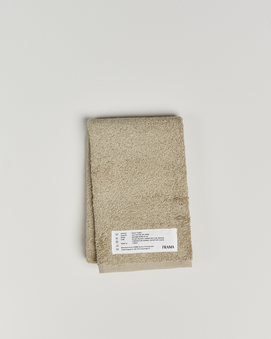 Frama Heavy Hand Towel 50x80cm Sage Green – Verde