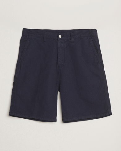 Carhartt WIP Walter Single Knee Cotton/Linen Short Dark Navy – Blu