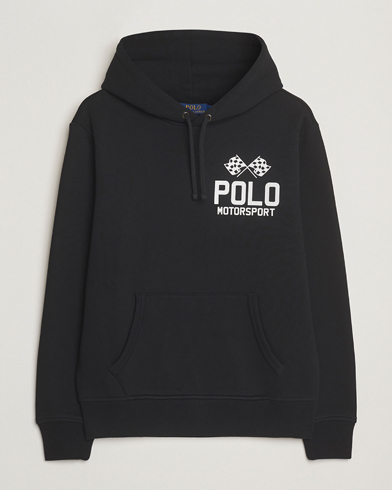 Polo Ralph Lauren RL Motorsport Hoodie Polo Black – Nero