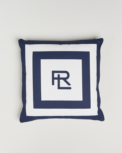 Ralph Lauren Home Holton Throw Pillow Navy/White – Bianco