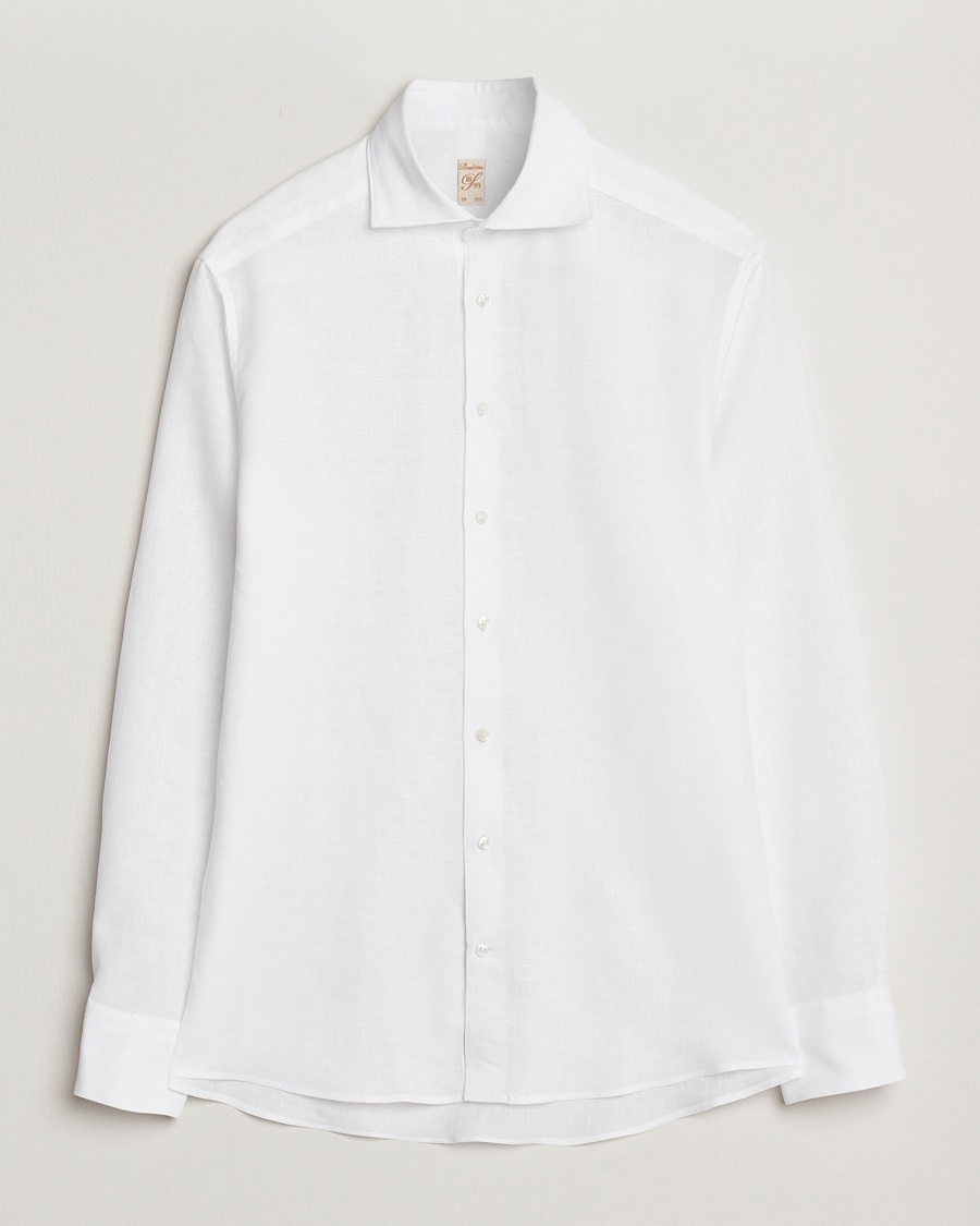 Stenströms 1899 Linen Shirt White – Bianco