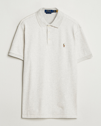 Polo Ralph Lauren Custom Slim Fit Cotton Polo State Heather – Grigio