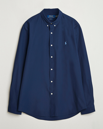 Polo Ralph Lauren Slim Fit Poplin Shirt Newport Navy – Blu