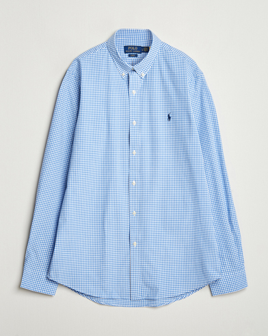 Polo Ralph Lauren Slim Fit Poplin Shirt Blue/Check – Blu