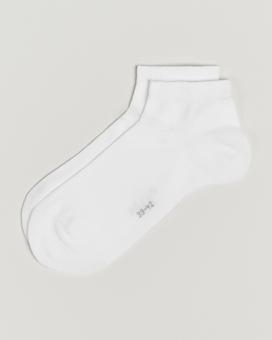 Falke Happy 2-Pack Cotton Sneaker Socks White – Bianco