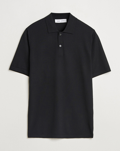 Samsøe Samsøe Sarown Knitted Polo Black – Nero
