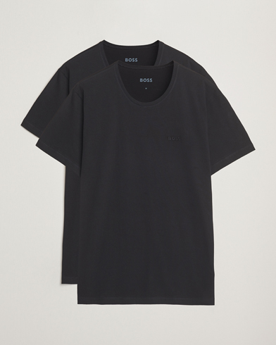 BOSS BLACK 2-Pack Relaxed Fit Crew Neck T-Shirt Black – Nero