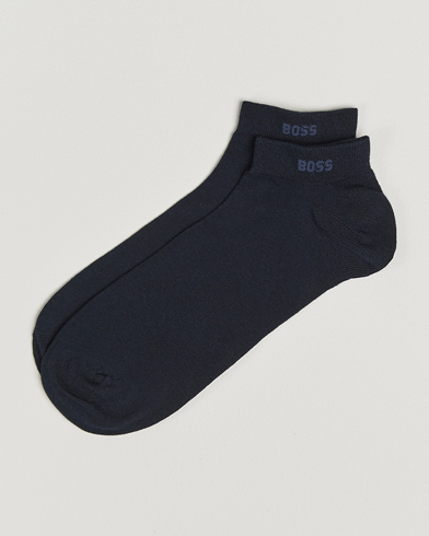 BOSS BLACK 2-Pack Sneaker Socks Dark Blue – Blu