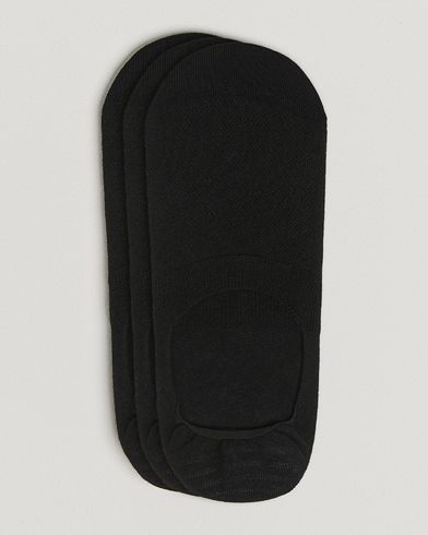 BOSS BLACK 3-Pack Invisible Socks Black – Nero