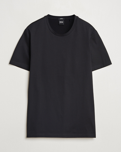 BOSS BLACK Tessler Mercerized Crew Neck T-Shirt Black – Nero