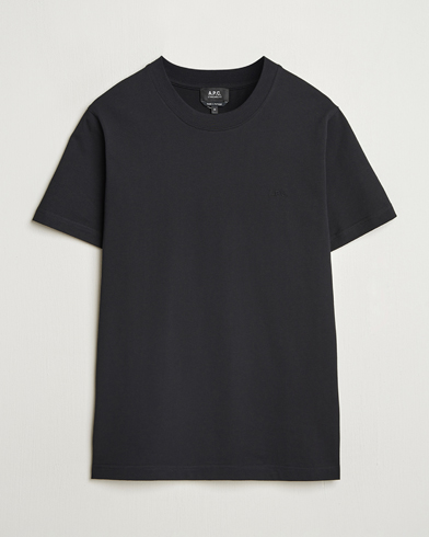 A.P.C. Embroidered APC T-Shirt Black – Nero