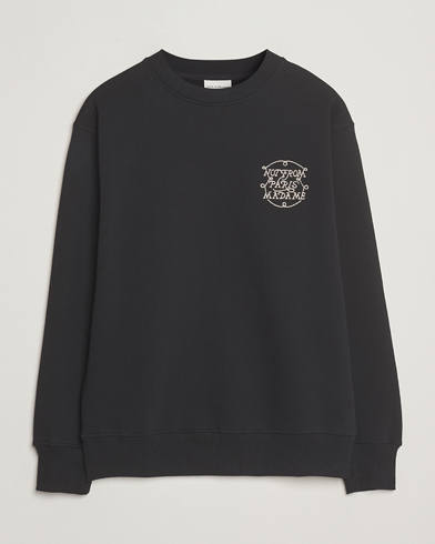 Drôle de Monsieur Slogan Tresses Sweatshirt Black – Nero