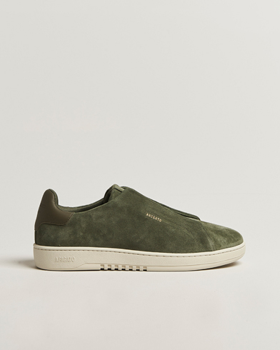 Axel Arigato Dice Laceless Suede Sneaker Dark Green – Verde