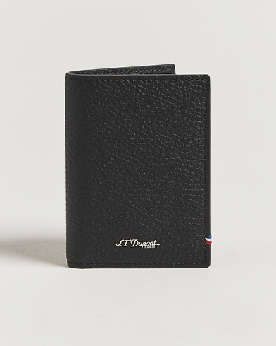 S.T. Dupont Neo Capsule Credit Card Wallet Black Grained – Nero