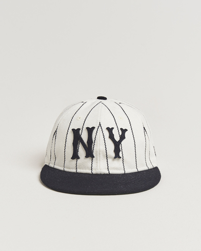 New Era Retro Crown 9Fifty Melton Wool Cap New York Yankees Stripe – Bianco