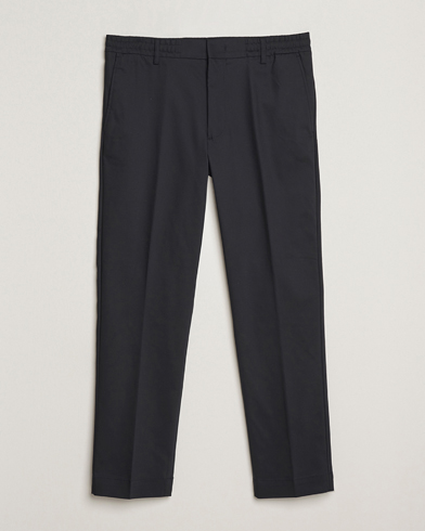 NN07 Baker Cotton Drawstring Trousers Navy – Blu
