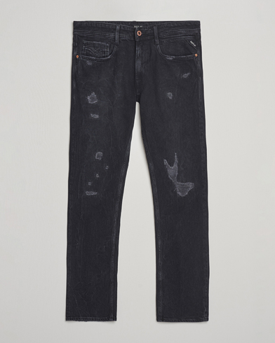 Replay Rocco Comfort Fit Stretch Jeans Washed Black – Nero