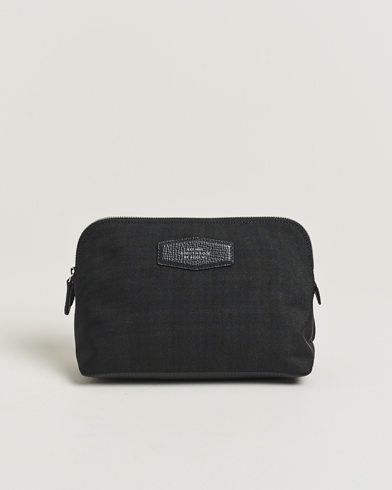 Smythson Canvas Norton Travel Pouch Black – Nero