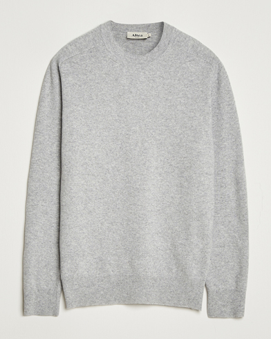 Altea Wool/Cashmere Crew Neck Pullover Light Grey – Grigio