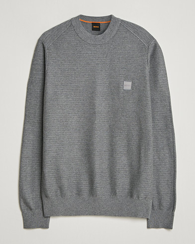 BOSS ORANGE Anion Knitted Sweater Silver – Grigio
