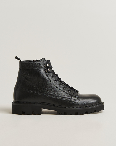 BOSS BLACK Julyo Leather Boot Black – Nero