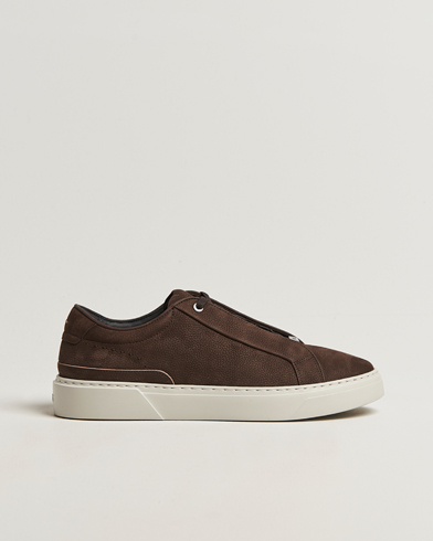 BOSS CAMEL Gary Nubuck Sneaker Dark Brown – Marrone