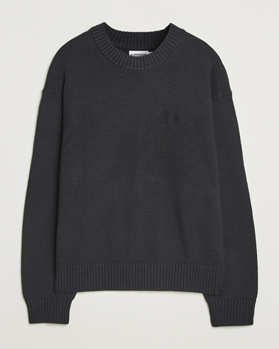 J.Lindeberg Eddy Wool/Cotton Knitted Sweater Black – Nero