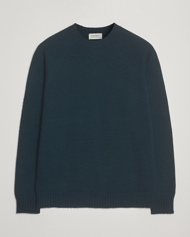 John Smedley Denver Extra Fine Merino Crew Neck Richardson Green – Verde