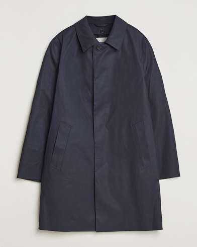 Mackintosh Dunoon Car Coat Navy – Blu