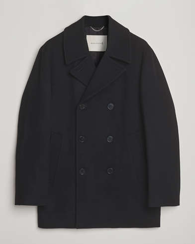 Mackintosh Dalton Wool/Cashmere Peacoat Black – Nero