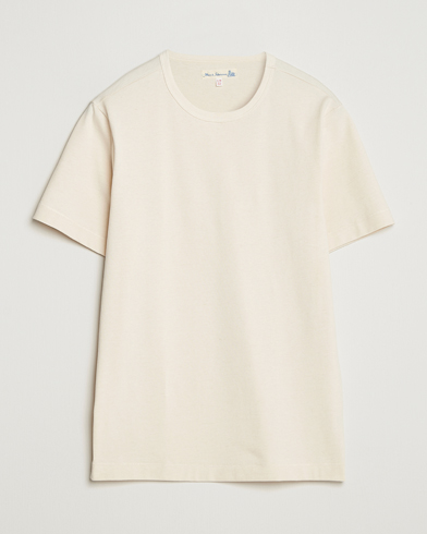 Merz b. Schwanen Classic Fit Sturdy T-Shirt Nature – Bianco
